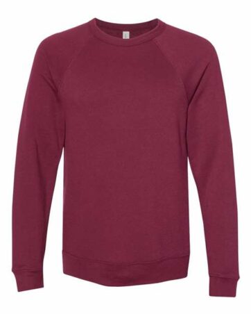 BELLA + CANVAS - Sponge Fleece Raglan Crewneck Sweatshirt - 3901