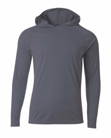 A4 Men's Cooling Performance Long-Sleeve Hooded T-shirt - N3409