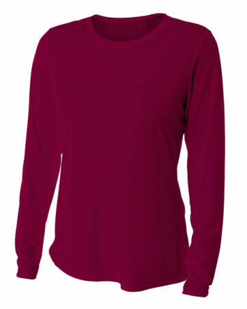 A4 Ladies' Long Sleeve Cooling Performance Crew Shirt - NW3002